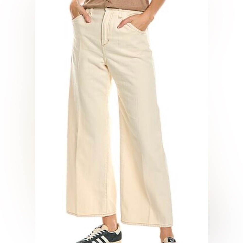NWT JOE'S Jeans The Pleated Natural Wide Leg Jean